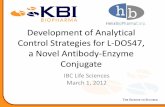 Development of Analytical Control Strategies for L-DOS47, a Novel Antibody-Enzyme Conjugate