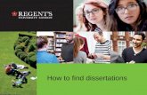 How to find dissertations