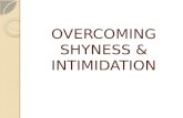 Overcoming shyness