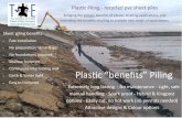 Plastic benefits piling