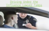 Driving under the influence lawyer tampa