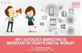 Webinar-1: Why Advocacy Marketing is important in today’s digital world?