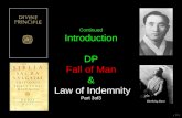 DP & Fall of Man and Law of Indemnity Part 3of3