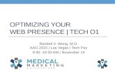 Optimizing Your Web Presence on the Internet | Randall Wong M.D. | AAO 2015