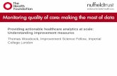 Providing actionable healthcare analytics at scale: Understanding improvement measures