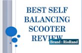 Best self balancing scooter review two wheels mini from rio rand