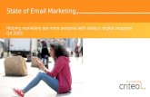 Criteo state of email marketing 2015