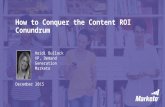 How to Conquer the Content ROI Conundrum