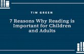 7 Reasons Why Reading is Important for Children and Adults