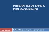 Interventional spine & pain management  dr manish raj