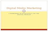 Digital Marketing Workshop in Goa - Effective use of digital media