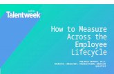 How to Measure Experience Across the Employee Lifecycle