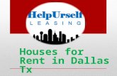 Houses for Rent in Dallas Tx 