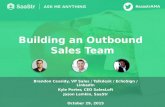 SaaStr AMA - Building an Outbound Sales Team w/ Brendon Cassidy and Kyle Porter