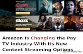 Amazon Is Changing the Pay TV Industry With Its New Content Streaming Options