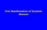 Oral manif of system dis