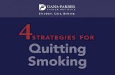 Four Strategies for Quitting Smoking