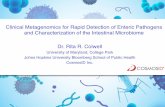 Clinical Metagenomics for Rapid Detection of Enteric Pathogens and Characterization of the Intestinal Microbiome