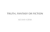 A2 Photography Exam 2016: Truth, Fantasy and Fiction