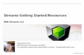IBM Streams Getting Started Resources