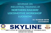 presentation industrial trainning at Locomotive workshop lucknow