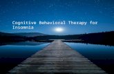 Cognitive Behavorial Therapy for Insomnia   k. Jensen f. Remillard