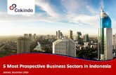 5 most prospective business sectors in indonesia
