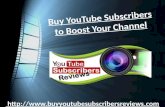 Buy YouTube Subscribers – Get Real Subscribers on Your Channel