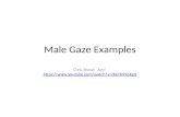 Male gaze examples