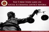 Top 5 New State Laws on Social & Criminal Justice Reform