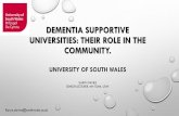 Karyn davies, dementia supportive universities   their role in the community