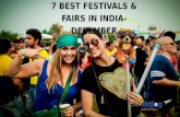 Festivals & fairs in India December