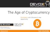 the age of cryptocurrency at Devoxx  Morocco