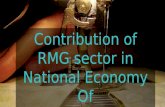 Contribution of RMG sector in National Economy Of  Bangladesh