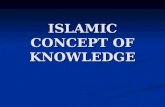 Islamic Concept of Knowledge