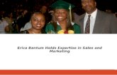 Erica Bantum Holds Expertise in Sales and Marketing