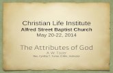 CLI – The Attributes of God