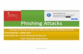 Phishing attacks, Seminar Report PDF
