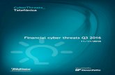 Financial cyber threats Q3 2016