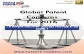 Global patent concerns for 2016 e book