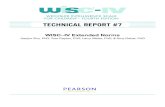 WISC-IV Technical Report #7: Extended Norms