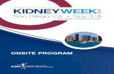 Kidney Week 2015 Onsite Program