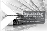 Valmet - unique offering with process technology, automation and services.