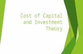 Cost of capital and investment theory