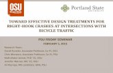Towards Effective Design Treatment for Right Turns at Intersections with Bicycle Traffic