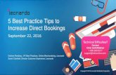5 Best Practice Tips to Drive Direct Bookings