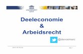 Deeleconomie en arbeidsrecht - Sharing economy and employment law