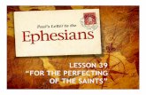 Lesson 39   ephesians