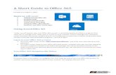 Handout for Outlook 365 Email and Outlook Calendar