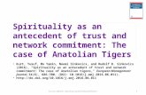 Spirituality in Anatolian tiger networks